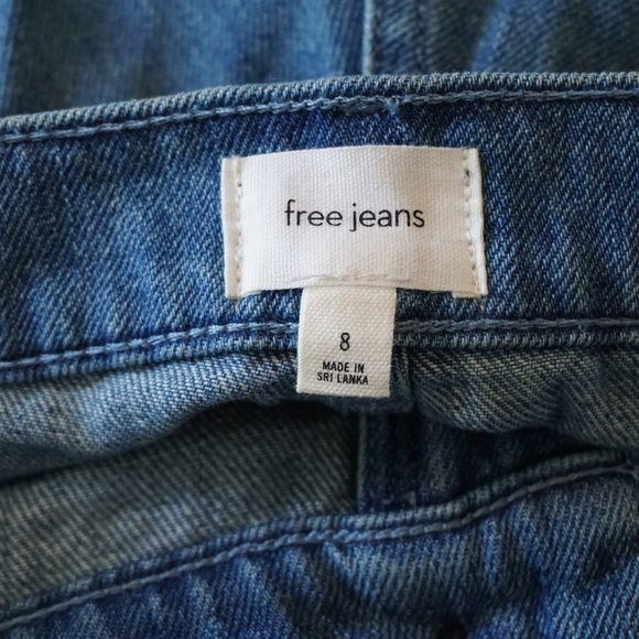 Aritzia, Wilfred Free Jeans, Size 8, Adrift Short, Ocean Blue - Picture 3 of 3